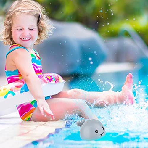 Gigilli Baby Bath Toys Gifts, Rechargeable Baby Toys Whale, Light Up Bath Toys, Sprinkler Bathtub Toys for Toddlers… - Image 7