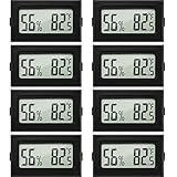 Mini Hygrometer Thermometer Digital Fahrenheit Temperature Humidity Meter Gauge LCD Display Indoor...