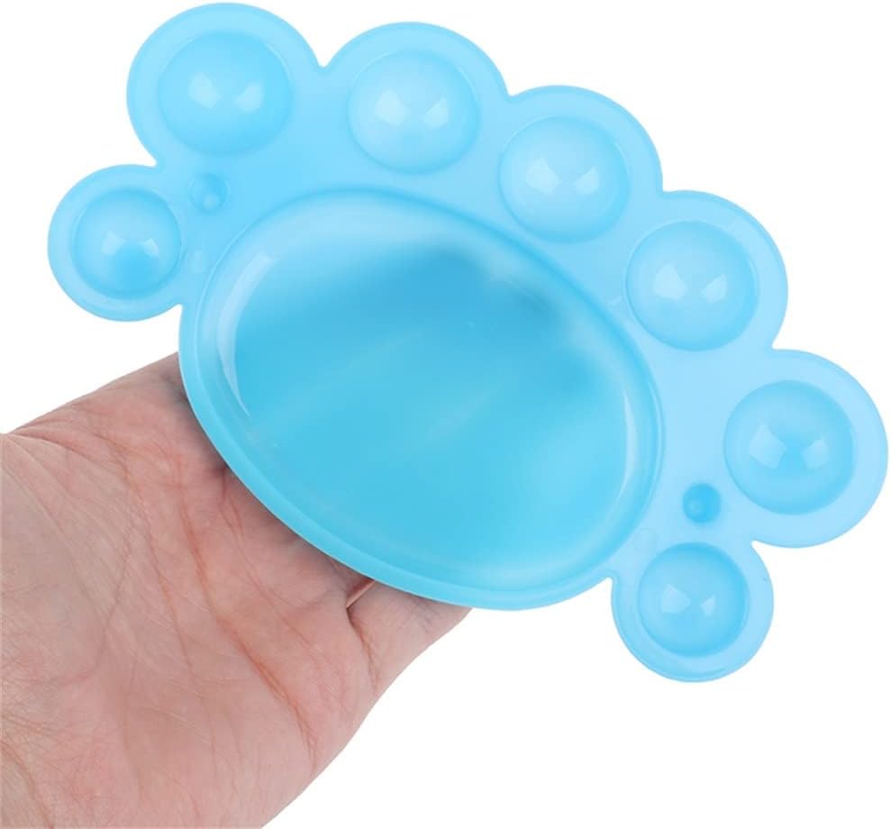 4pcs Footprint Shape Palette Art Alternatives Paint Tray Artist Watercolor Plastic