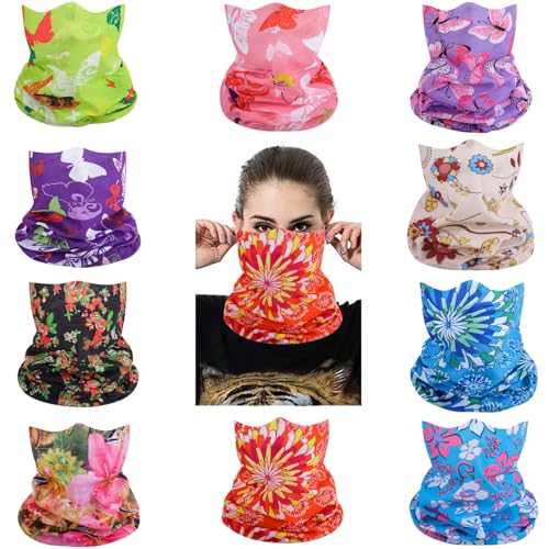 Image of Neck Gaiter Masks Tube Scarf,Seamless Bandanas Buffs Gators,Ourdoor Face Mask Face Covering Multi Headwear