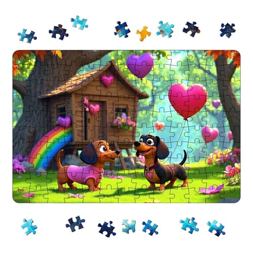 Valentinstag-Puzzle, Valentinstag-Puzzle | Lernspiel, buntes Lernpuzzle, romantisches und anregendes Puzzle für Erwachsene, 130 entspannende Familienpuzzles