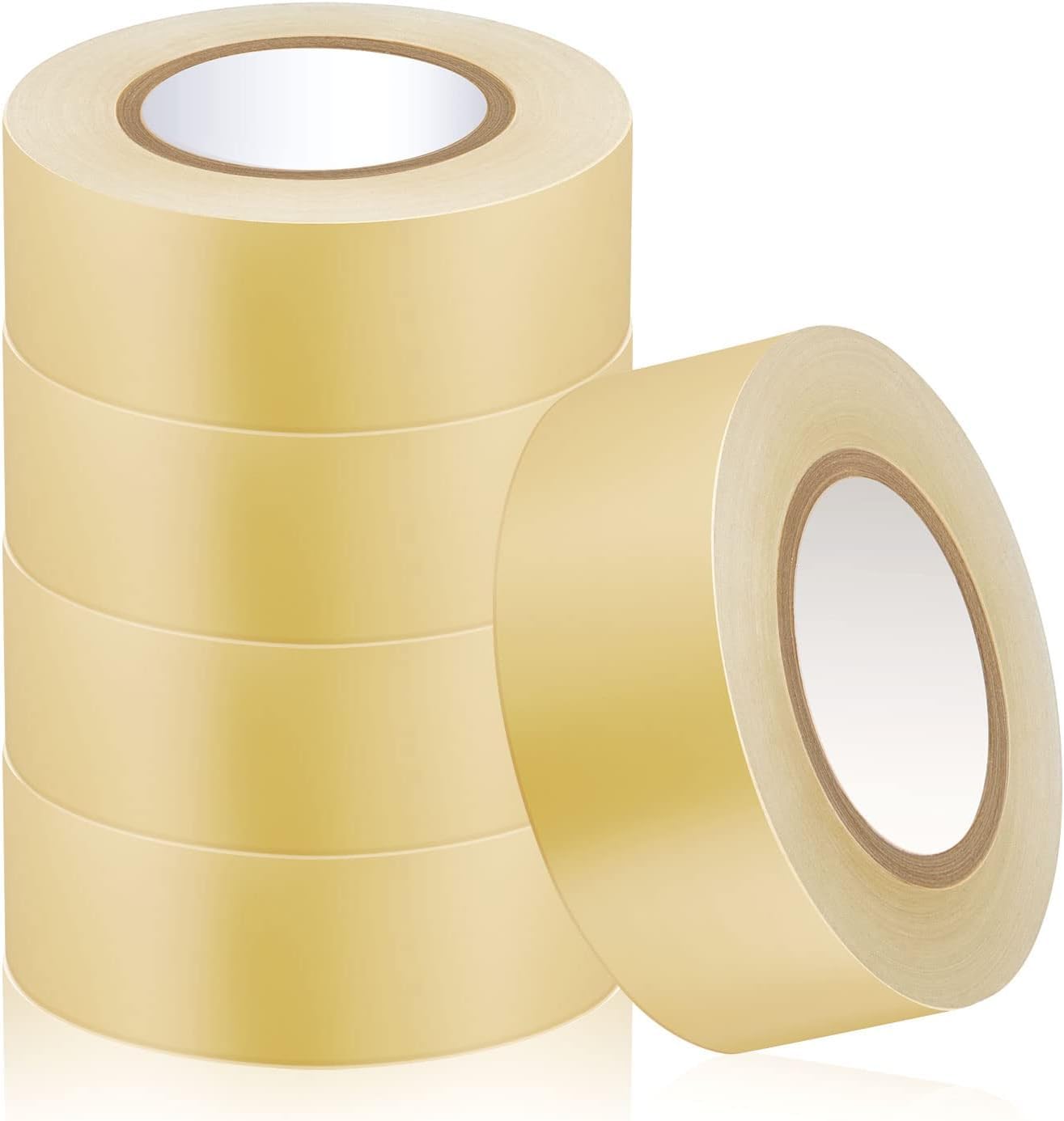 THE WHITE SHOP 6PCS Hockey Tape Multipack, Clear,polyethylene,Made Of Premium Quality Materials,sports tape for Socks and Gear, Easy to Stretch and Tear