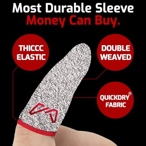 Image of World's Most Durable Thumbsleeve /Fingersleeve | BSDK Gaming Thumb & Finger Sleeve for Mobile Game| 4 Pieces | Metal Box | Made for PUBG, CODM and Freefire