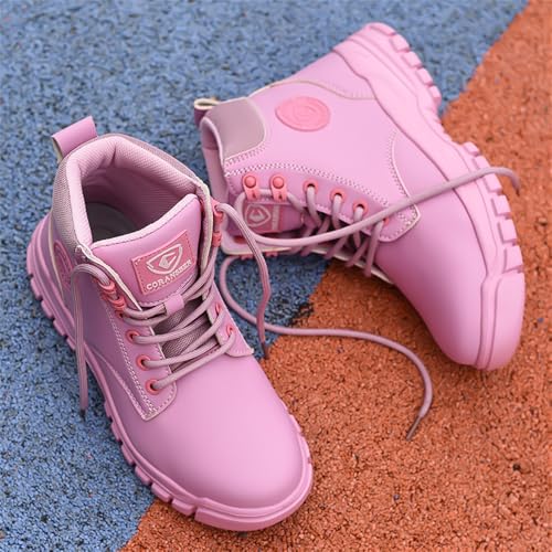 Image of Womens Steel Toe Boots Lightweight Comfortable Fashion Safety Boots Composite Toe Industrial Construction Work Shoes Men