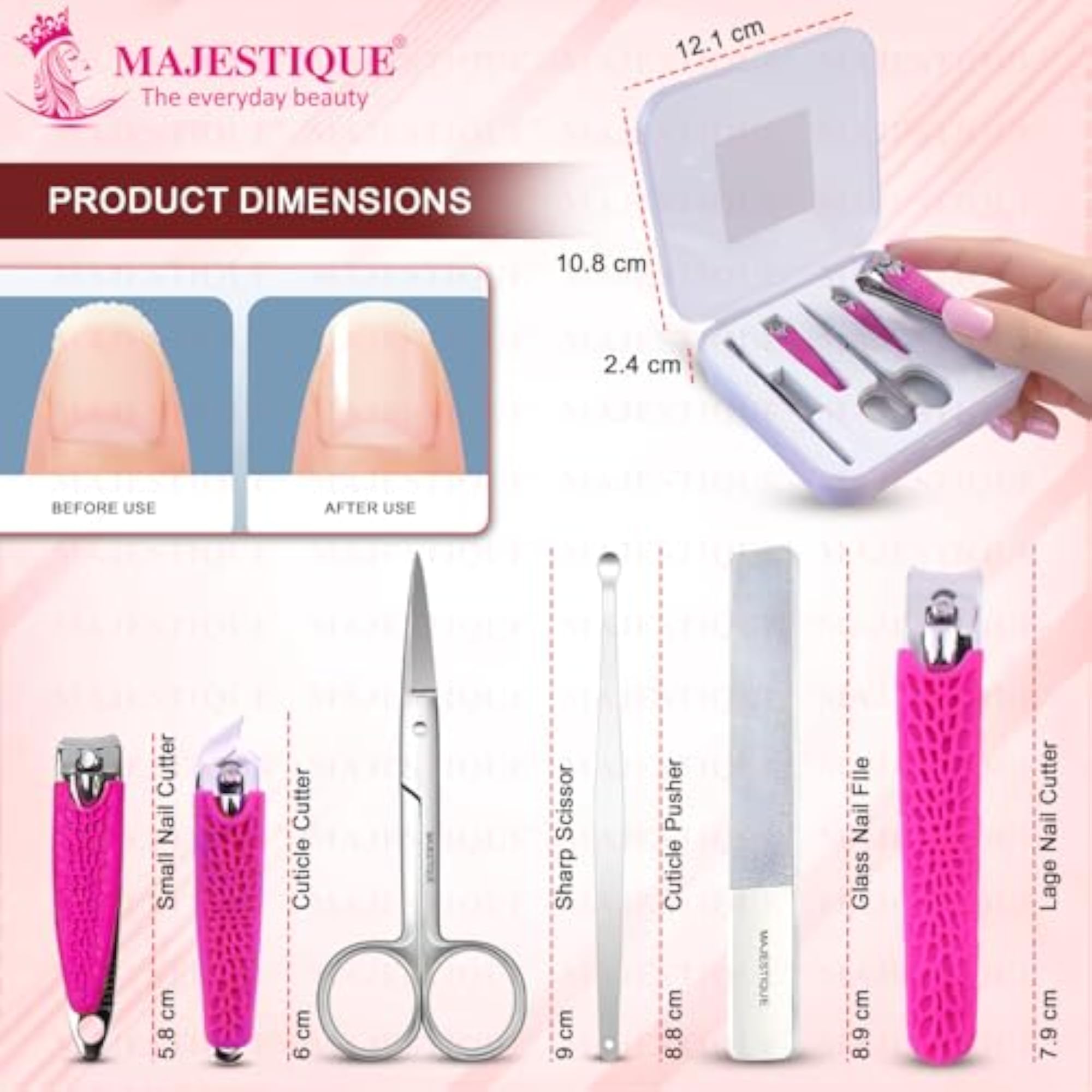6-in-1 Nail Care Kit for Men & Women
