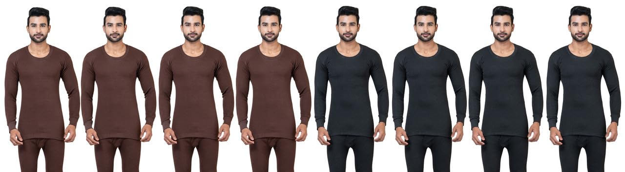 rb, rbg Mens Blended Cotton Oswal Thermal Round Neck Full Sleeves Top Inner Woolen Wear for Winter (Pack of 8)-picture-21