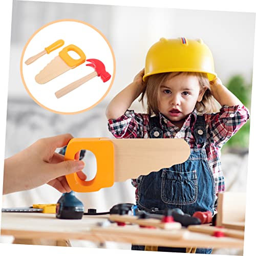 TOYANDONA 1 Conjunto De Brinquedos Para Trabalhar Madeira Brinquedo Verde Brinquedos Infantis Conjun