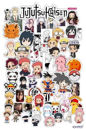 Image of Anime Stickers for Kids & Teens - Marvel Comic Vinyl Decals | Waterproof Stickers for Laptops, Water Bottles, Bikes
