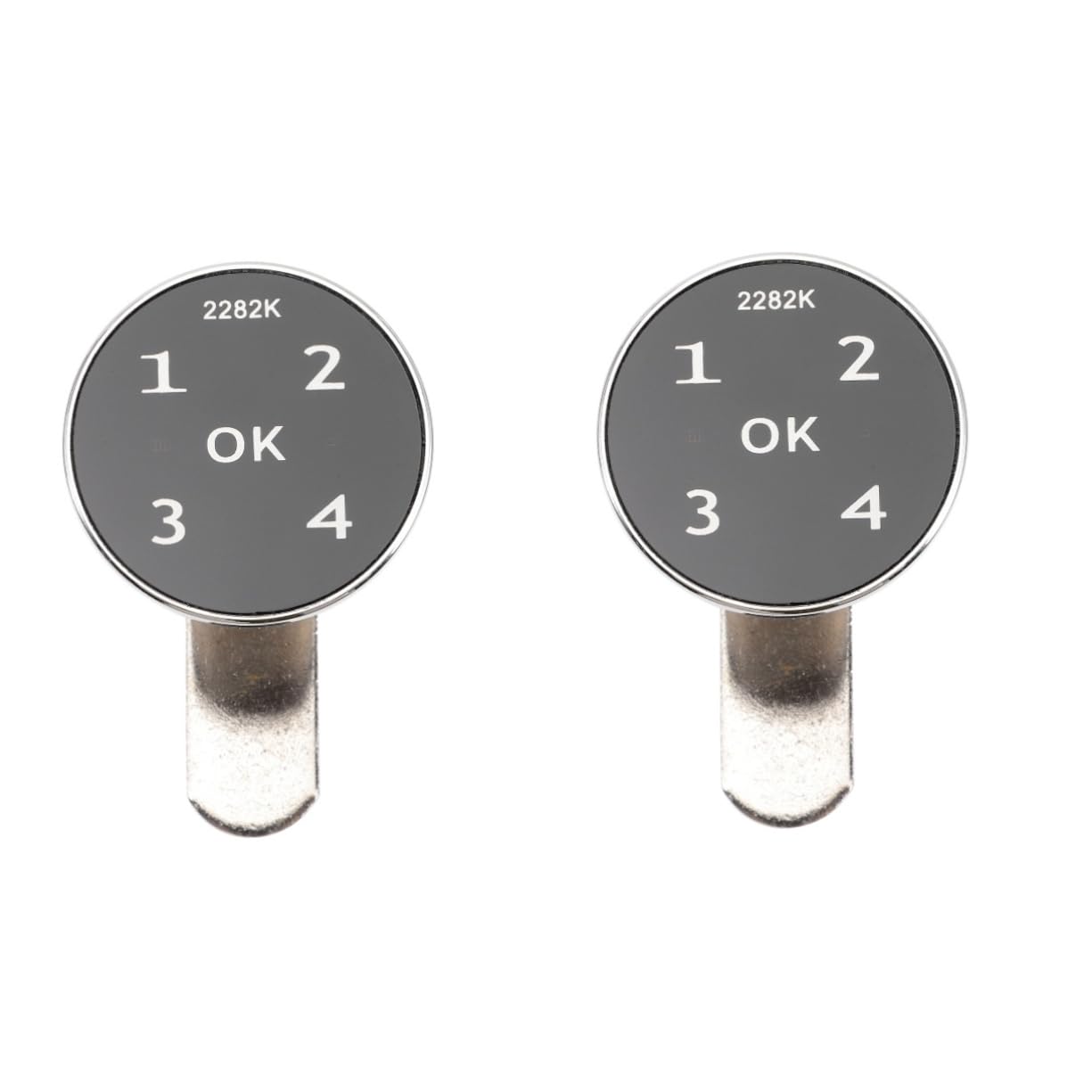 DOITOOL 2pièces Serrure Électronique à Écran Tactile Pour Armoires Serrure Digitale Résistante Aux Rayures Sécurisée Et Pour Portes De Placard