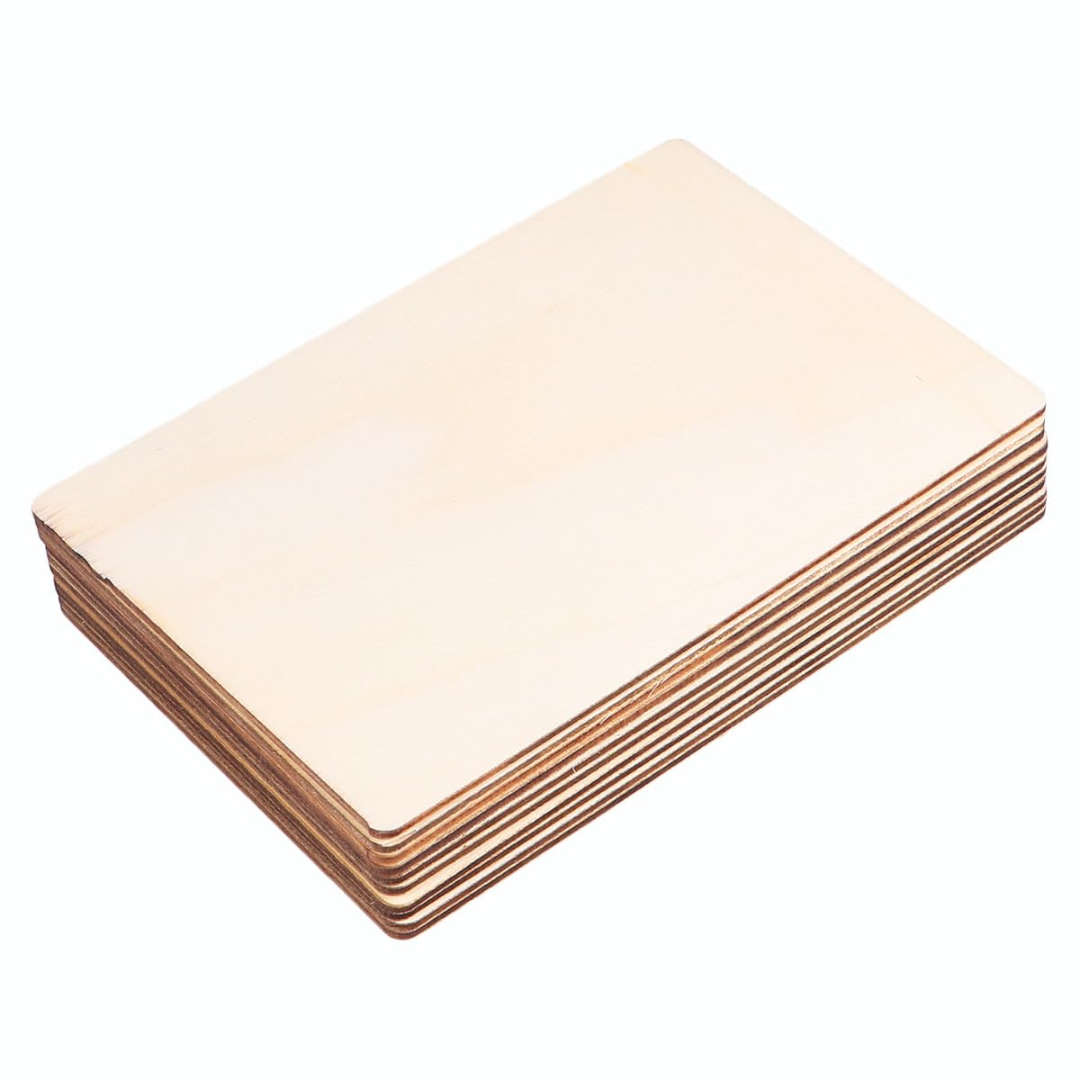 50 Piezas de Rodajas de Madera para Pintar Diy, Material Madera, Mejora Habilidades, Adecuado para Niños en Actividades de Pintura a Mano