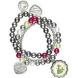 schön gestaltetes Armband passend zur Kette (94112), mit Schmuckelementen und Medaillon