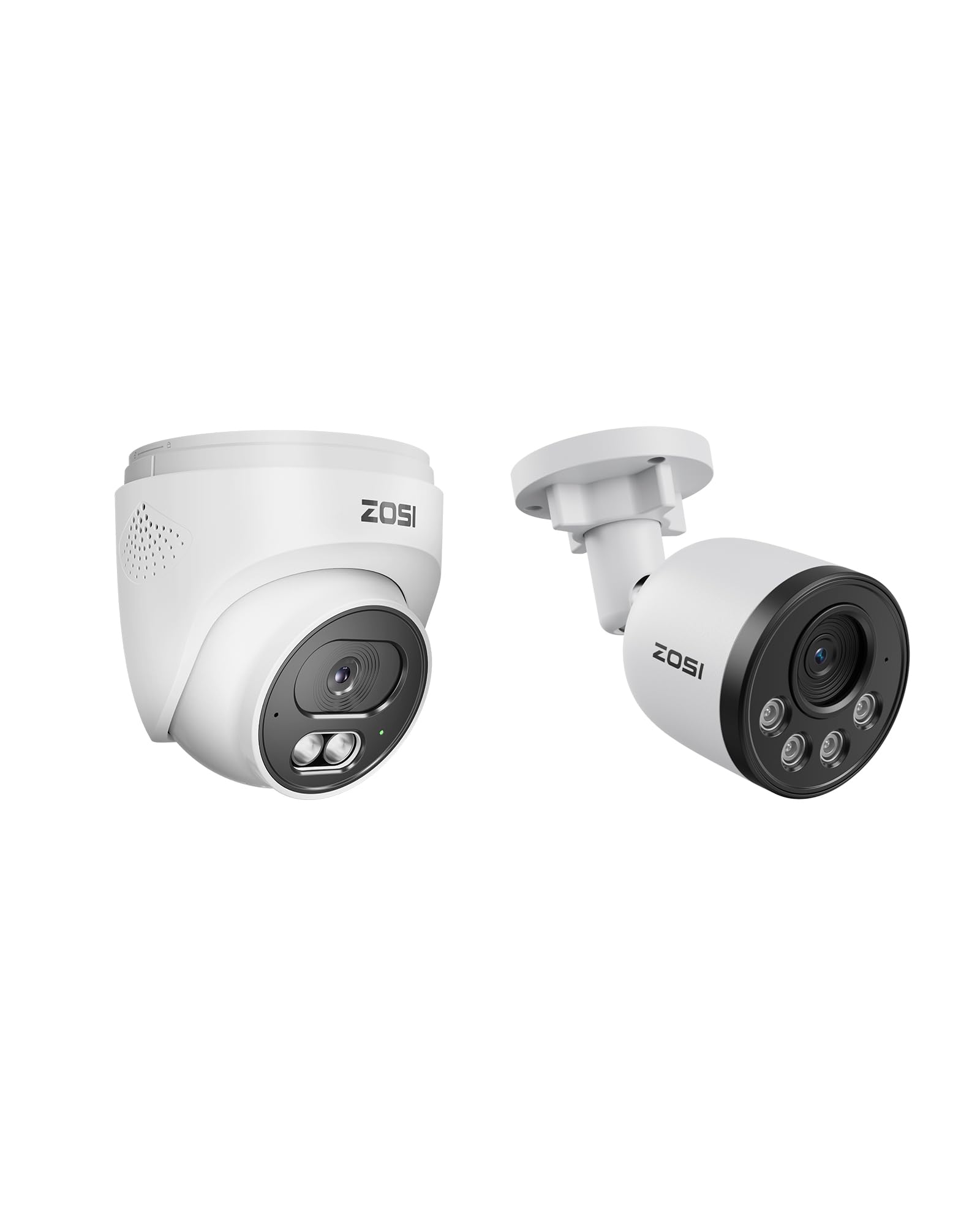 Caméra de surveillance PoE 4K ZOSI extérieure étanche 8MP système vidéo alerte IA