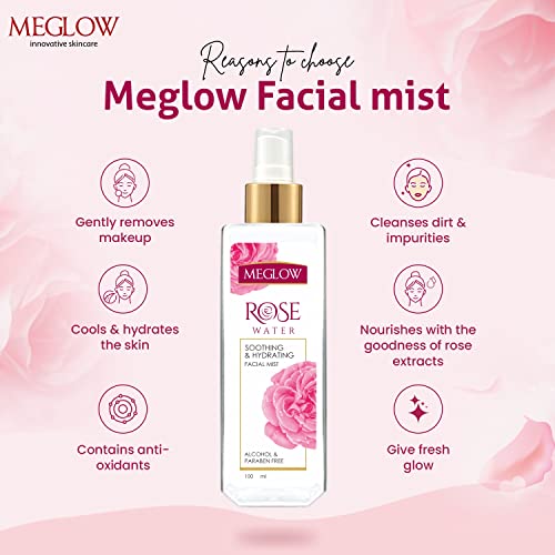 Image of Meglow Best Beautifying BB+ Cream With SPF 15(30g)+Rose water Spray for Face (100ml) Skin care Duo||Brightening|Moisturizing|Face Mist for Glowing Skin|Makeup Remover|Alcohol & Paraben Free for women