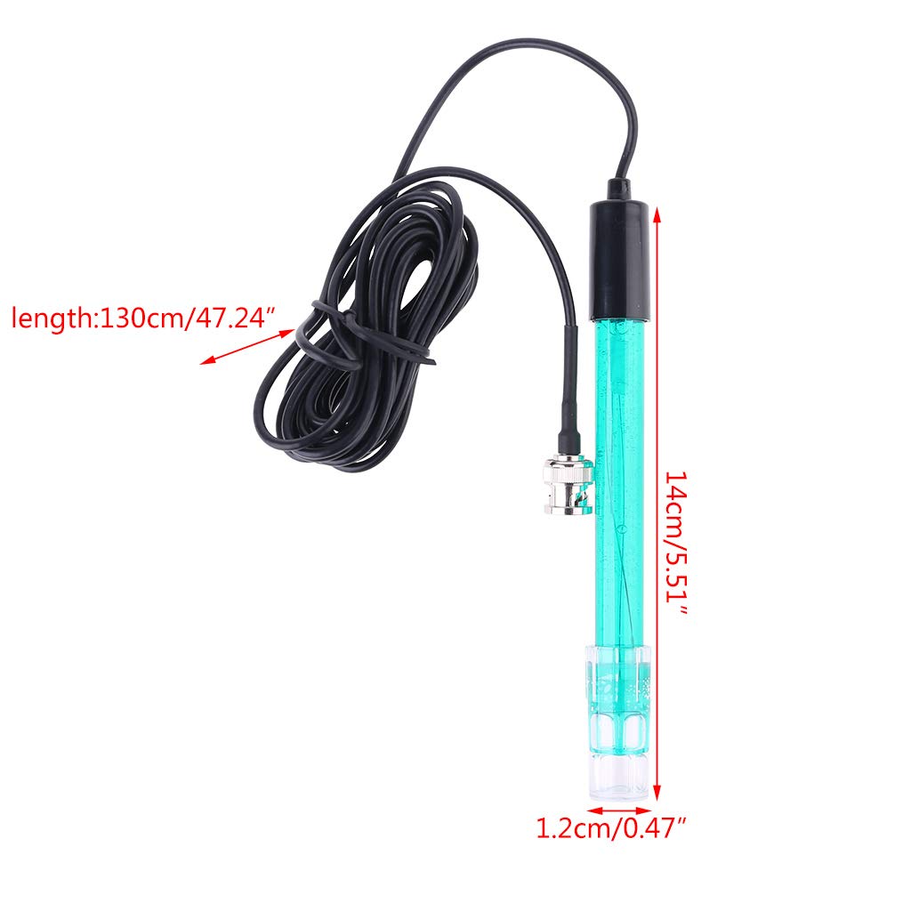 ORP Redox Electrodo Combinación BNC Sonda de Repuesto 14 cm Largo 1.2 cm Diámetro 300 cm Cable