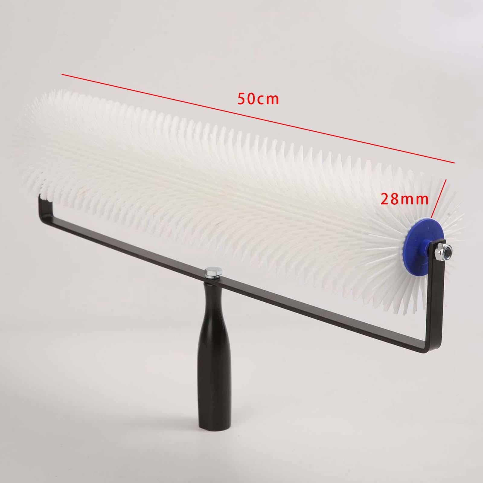 Rullo chiodato per pittura autolivellante per cemento, strumento per pitturare pareti in cemento, denti duri e 13 mm, dente duro 28mm