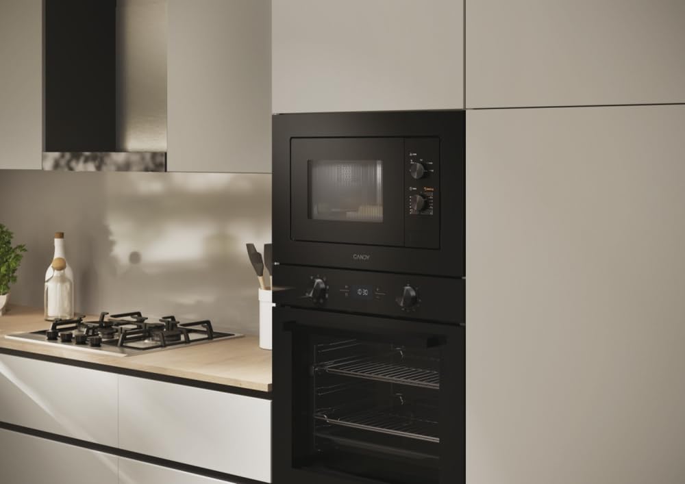 Candy CA38FMW8NB - Forno microonde, 17 litri, 1000 Watt, Nero