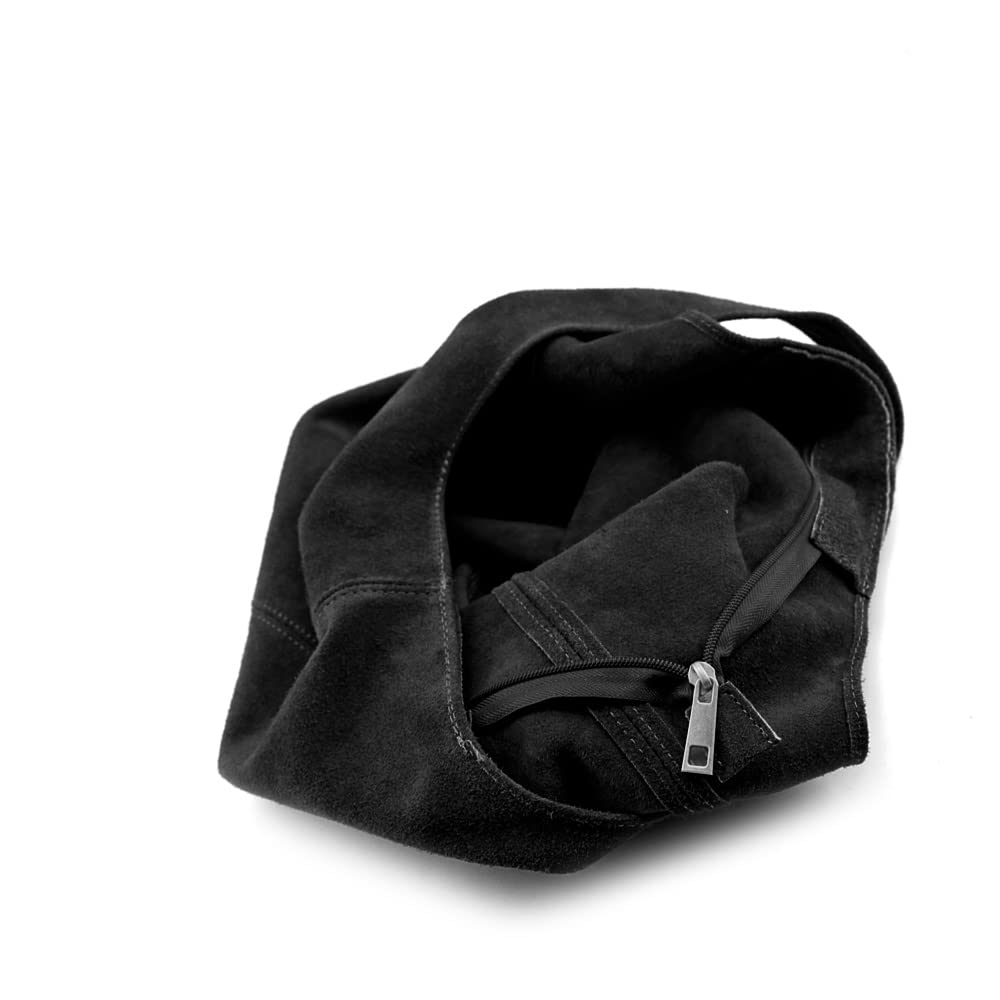 MODELISA - Borsa sacco in pelle scamosciata Shopper Made In Italy Donna