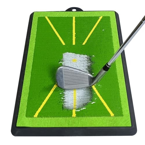Tapis de swing d'entraînement de golf haut de gamme avec dos en caoutchouc lourd