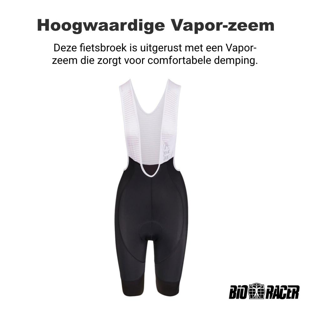 Bioracer Official Belgian Cycling Icon Radhose Sommer für Damen, Schwarz Team Belgium, bequem und atmungsaktiv, Größe XS