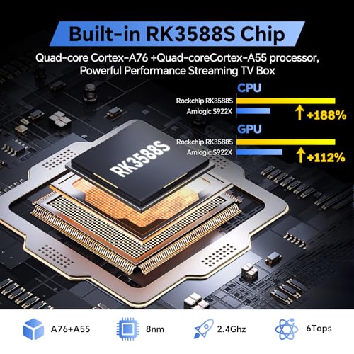 Image of Kinhank Super Console X5 PRO with 16000+ Games,Retro Game Console Compatible with Most Emulators,Android 12.0 OS,8K UHD Output, AV1,WiFi 6,BT 5.0,RK3588S Chipset, 8G DDR4+64G eMMC,Wireless Controller