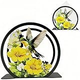 Hummingbird Napkin Holder for Table - Free-Standing Paper Napkin Holders for Cafe, Bar, Restaurant Table Decor | Colorful Metal Napkin Stand|Rustic Home Decor Presents|Kitchen and Dining Accessory