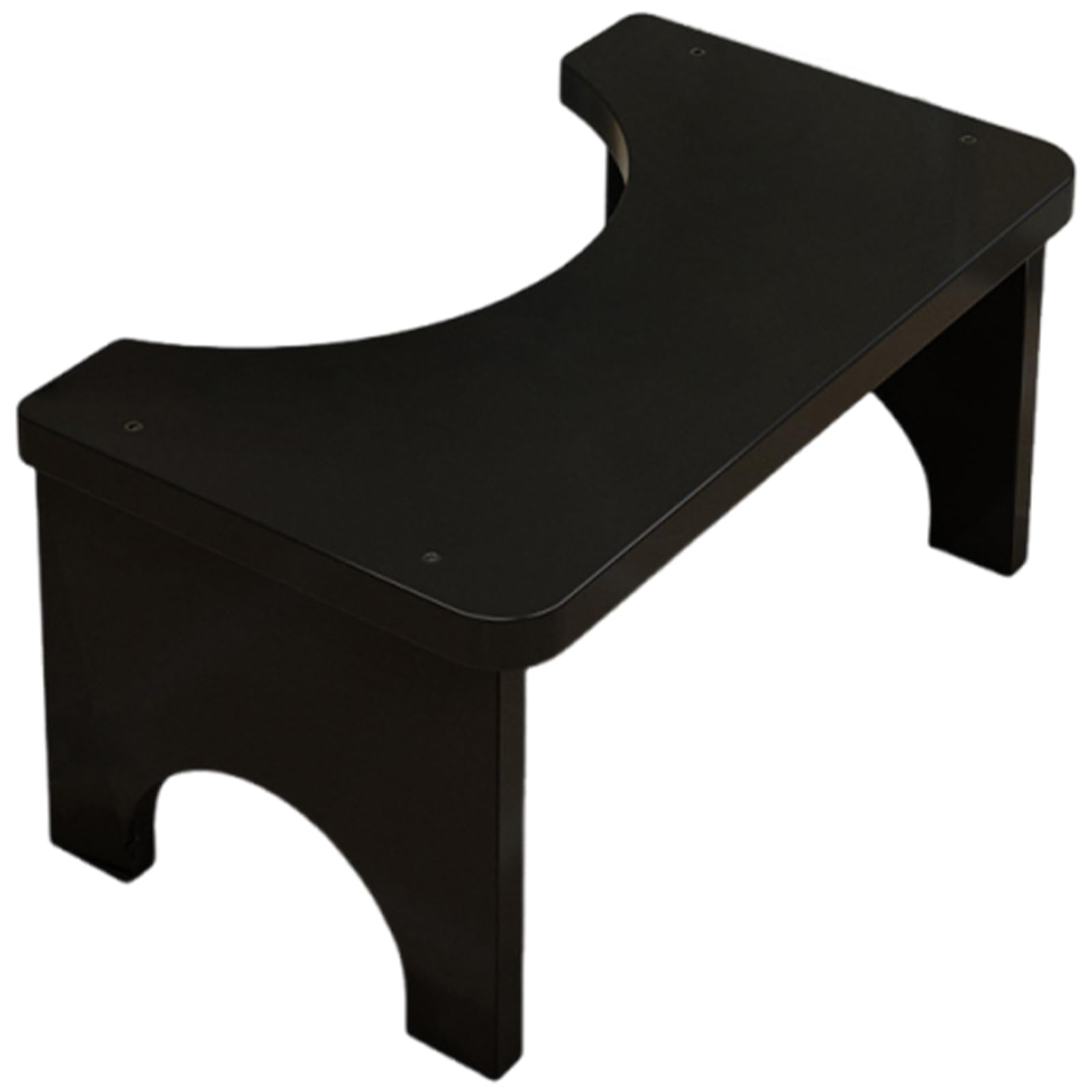 Marchepied de toilette en bambou moderne au design noble et robuste