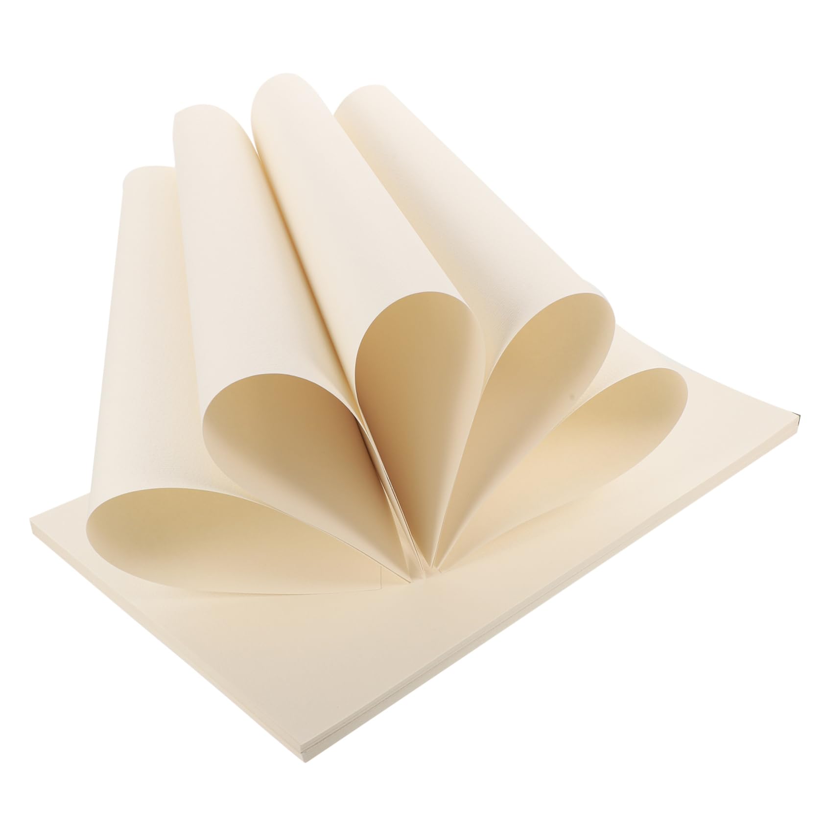 NUOBESTY 50 Sheets Absorbent Cold Pressing Art for Beginners Lightweight Portable Watercolor Painting Supplies for DIY Crafts and School Projects