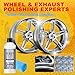 Metal Polish (16oz) & Chrome & Aluminum & Stainless Steel Polish, Multi Purpose Polish, Cleaner, Restorer and Protectant Compound for Metal Chrome Aluminum and Stainless Steel