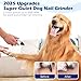 Pet Nail Grinder for Dogs, 2025 Upgrade Dog Nail Trimmer Dog Nail Grinder, Electric Dog Nail Clippers for Dog Nail Grinders Rechargeable, Pet Paws Grooming Tool (2)