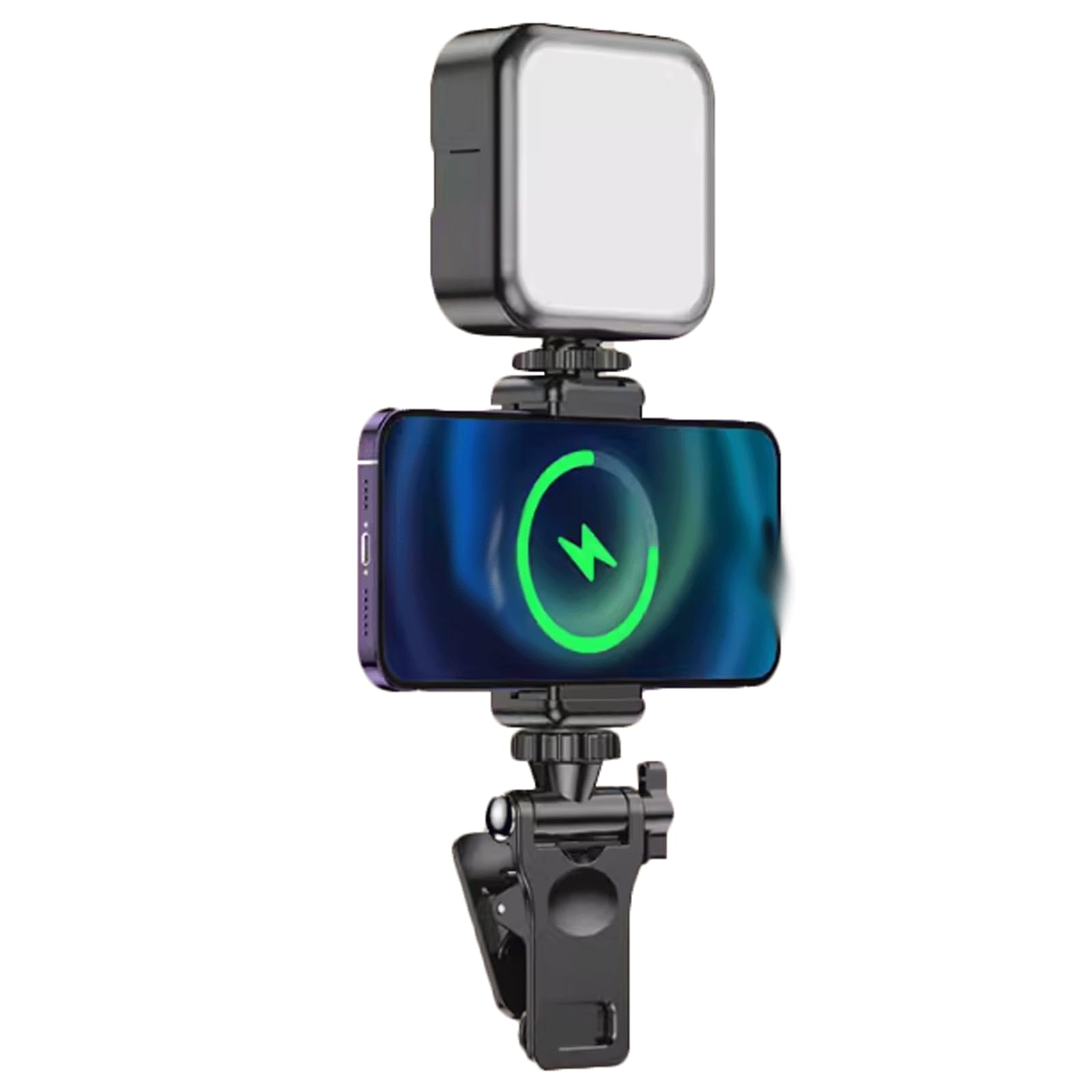 FROON Fill Light Photo Beauty Lamp LED Atmosphere Lamp Portable Fill Lamp Clip Type Mobile Phone Live Photo Lighting for Cell Phone Laptop Photography, 1