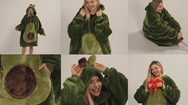 Amazon.com: Giggling Getup Wearable Blanket Hoodie for Women and