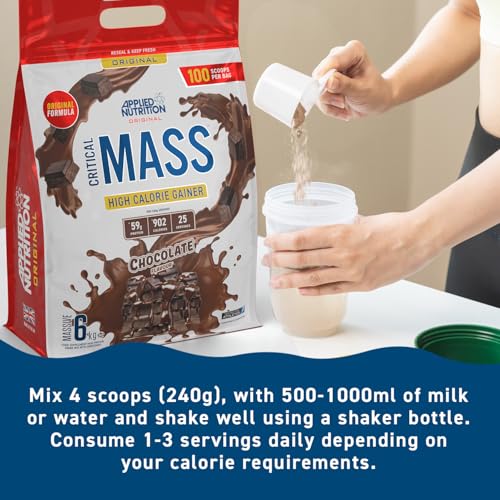 Applied Nutrition Critical Mass gainer chocolat 6Kg original