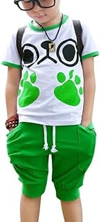 طقم طقم تيشرت وشورت خروح اطفال خامه عاليه الجوده من هنادي