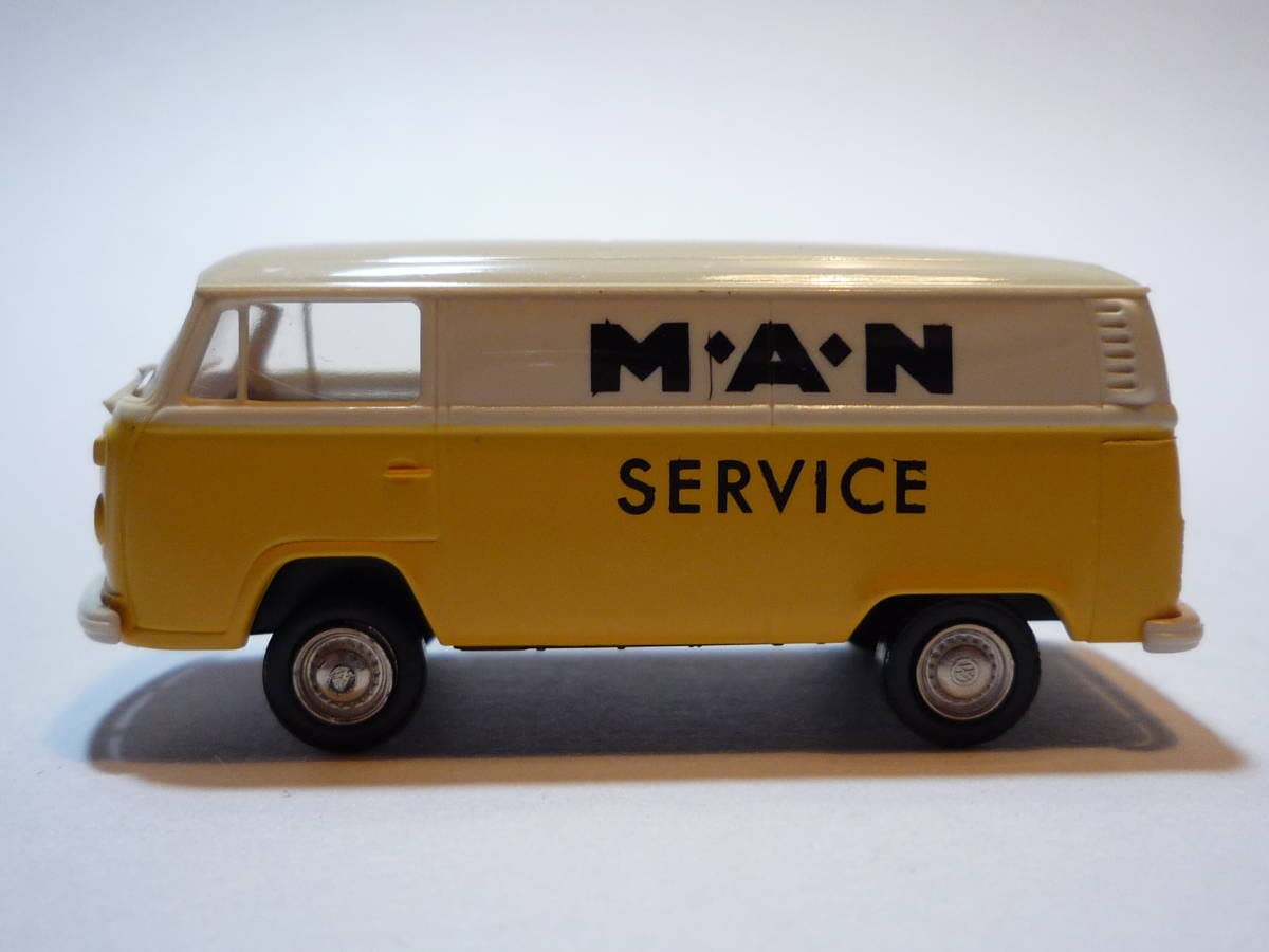 BREKINA ブレキナ　ワーゲンバス S=1/87 BREKINA ブレキナ フォルクスワーゲン ポリスカー (緑/白