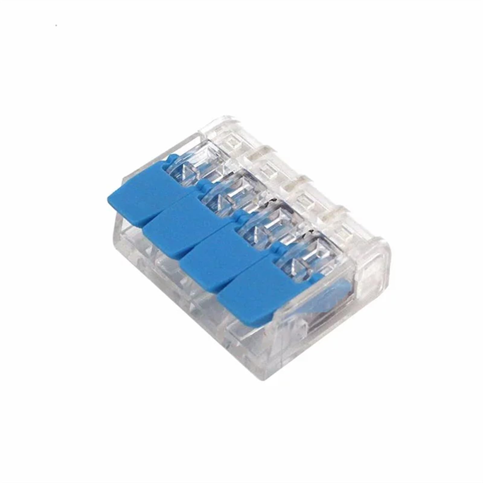 Connettore for cavi elettrici Connettori for strisce LED Mini gabbia a molla Universale compatto Cablaggio rapido Conduttori Terminale a inserimento(Lavender,30PCS)