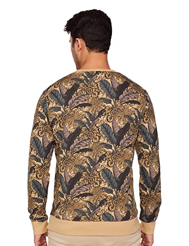 Image of Max Cotton Men Tropical Printed Crew Neck Sweatshirt