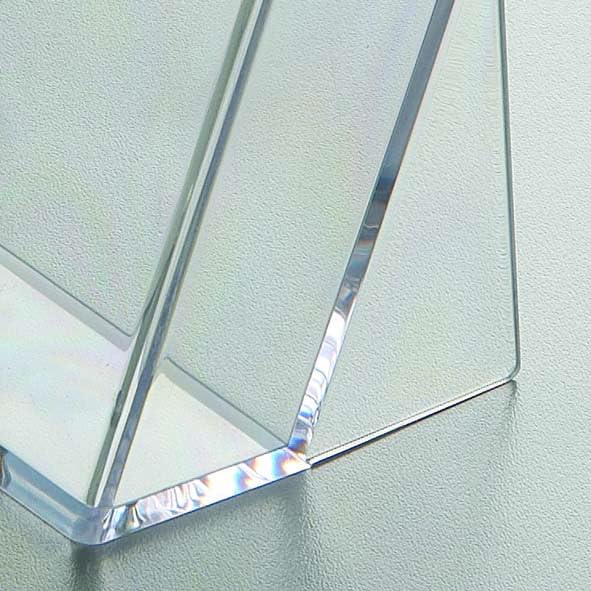 Porta Brochure In Acrilico Trasparente - Espositore Da Tavolo A5, Autoportante O Da Parete, Per Uffici E Negozi - Foto 3