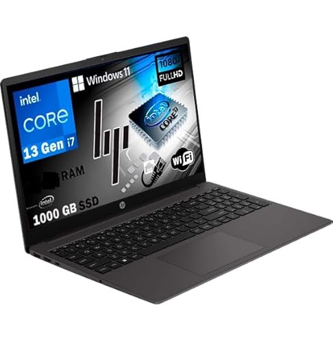 Notebook 250 G10, Pc portatile Grey, Intel Core i7 1335U 13Th Gen 5Ghz, Ram 24Gb, SSD 1000Gb, Display 15.6" Full HD, Win 11 Pro, computer pronto utilizzo - Notebook - Immagine 1
