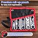 SPEEDWOX 5pcs Double Box End Flex-Head Ratcheting Combination Wrench Set - Metric Wrench Sets