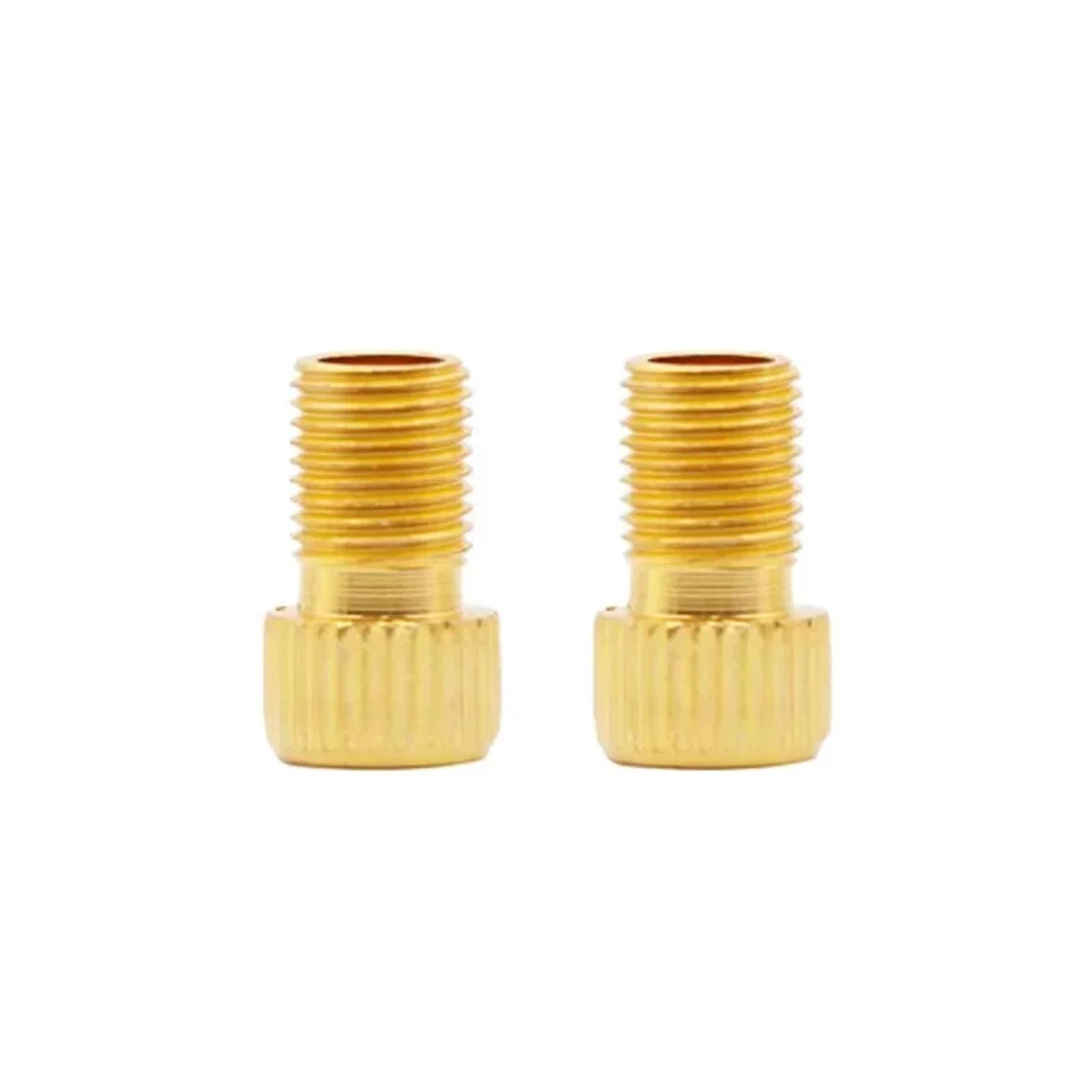 Dymkie Straightgrain-2Pc Converter Bike Tire French Valve Adapter Bicycle Accessories(Straightgrain-2Pc)