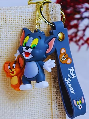 Image of Cute 3D Keychain | Keyring & Quirky Bag Charm | Hard Silicone, Unbreakable | Travel Essential | Kids Friendly | Strap & Bag Hook