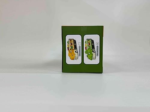 Miniatura 13 de FRUSE Juguete de automóvil para niños de 3, 4, 5 años, camión de dinosaurio 7 en 1, juguete de dinosaurio plegable con 6 autos dinosaurios, 12