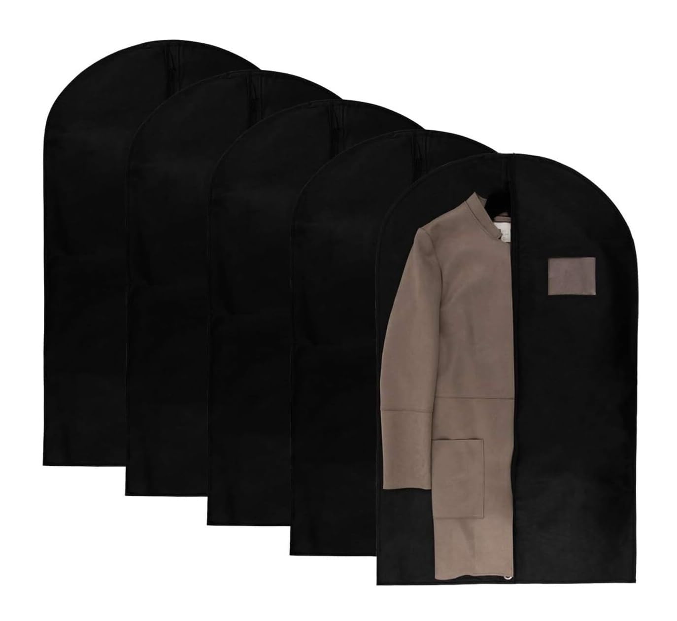Bolsa de Traje Antipolvo Bolsas De Almacenamiento De Ropa De 40 Pulgadas, Funda De Ropa No Tejida, Bolsas De Traje Para Chaquetas De Viaje, Vestidos, Abrigos, Vestidos, Ropa Fundas de Ropa Antipolvo (