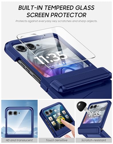 Coque Motorola Razr 2024 antichoc avec protection écran intégrée - 3