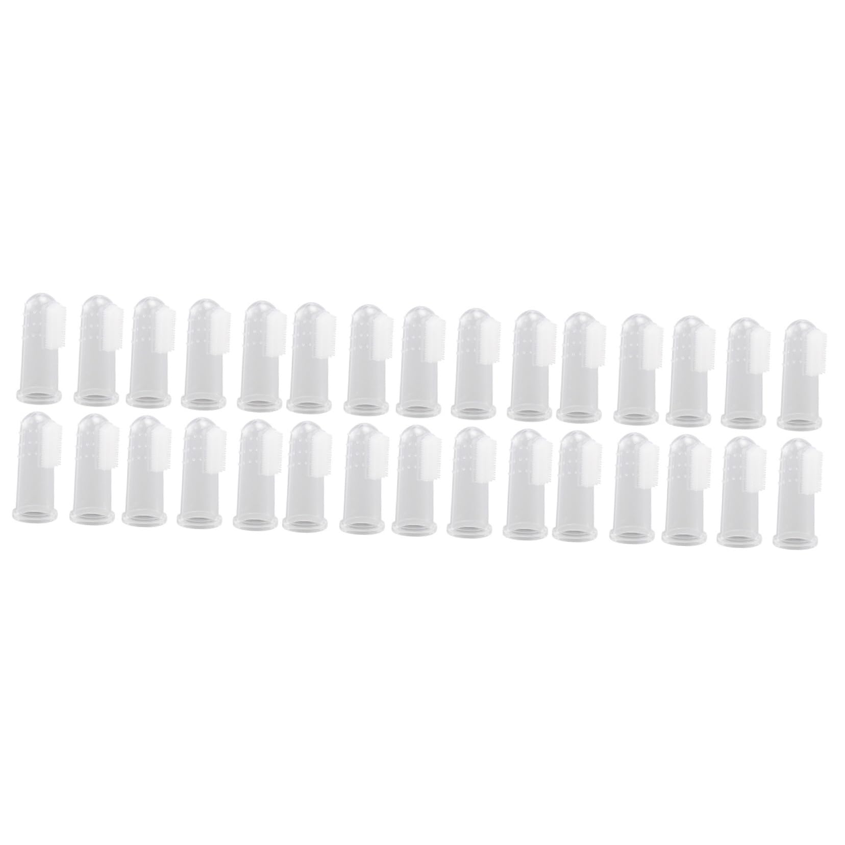 ULTECHNOVO 60pièces Brosses à Dents Silicone Pour Animaux De Compagnie Outils De Nettoyage Oral Pour Et Chiens Massagers Gencives Dispositif De Soins Dentaires