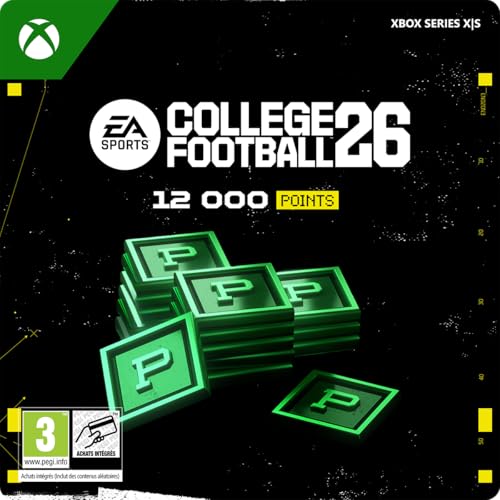 College Football 26 12000 Points Xbox Series X S Code de téléchargement