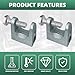 8Pcs Beam Clamp, 1
