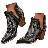 Ich finde diese Wsternstiefel Damen Stiefeletten super bequem und perfekt für den Autumn und Winter. Umweltfreundlich und Komfortabel, Leicht zu tragen Abheben. Kann leicht mit allen Arten von Freizeitkleidung kombiniert werden, geeignet zum Spazierengehen, Einkaufen oder Freizeitkleidung, ideal für alle Gelegenheiten, wie Hochzeit, Party, Club, Abend, Geschäft, Dating, Alltagskleidung usw.