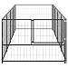 Eleganz Hundezwinger aus Stahl 4 m² - Robuster und sicherer Auslauf für Hunde im Garten - Ideal für mittelgroße Hunde - Wetterfest und langlebig