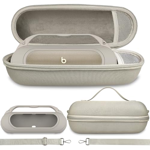 Silicone Cover and Hard Carrying Case for Beats Pill 2024 Bluetooth Speaker